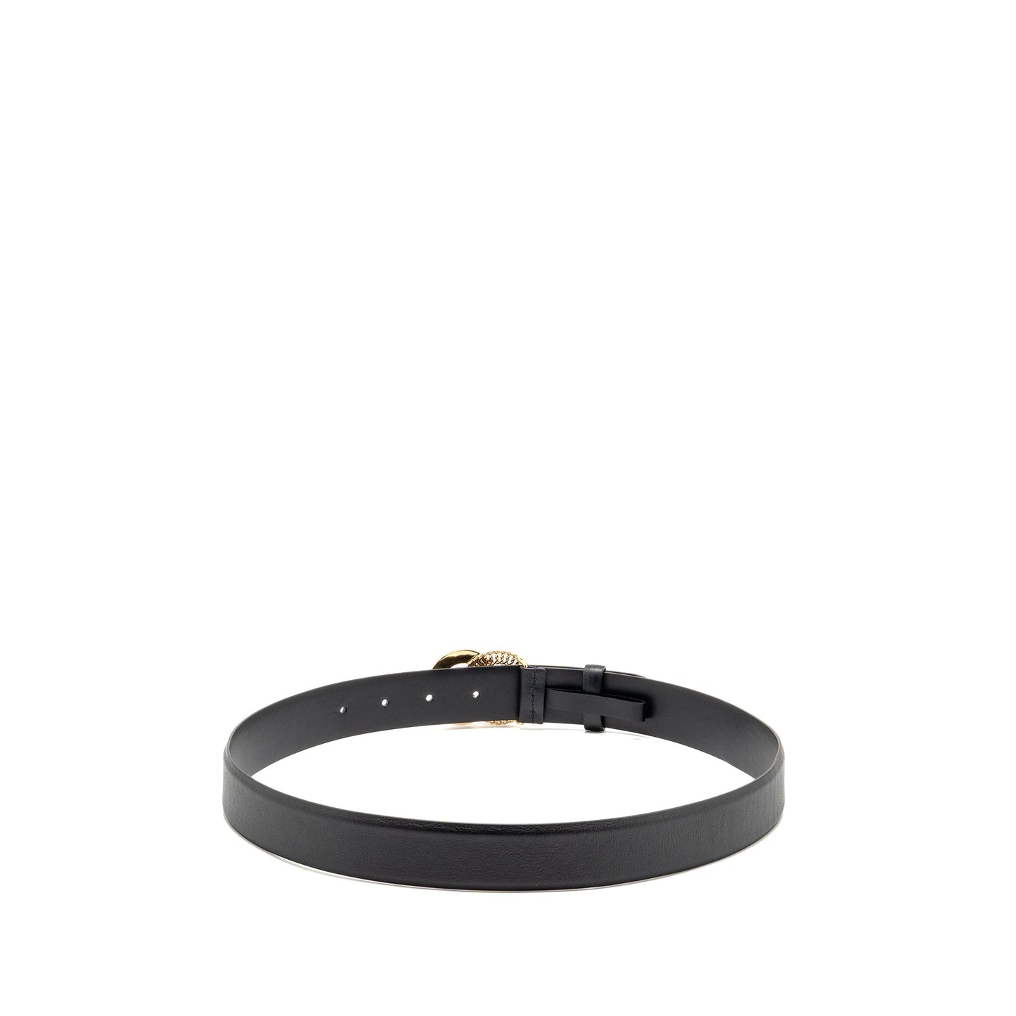 Chanel Size 80 Detailed CC Belt Leather/Crystal LGHW