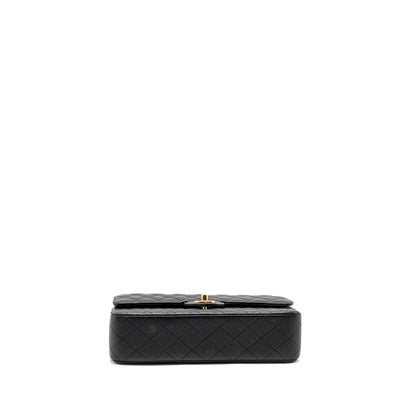 Chanel Medium Classic Double Flap Bag Caviar Black GHW
