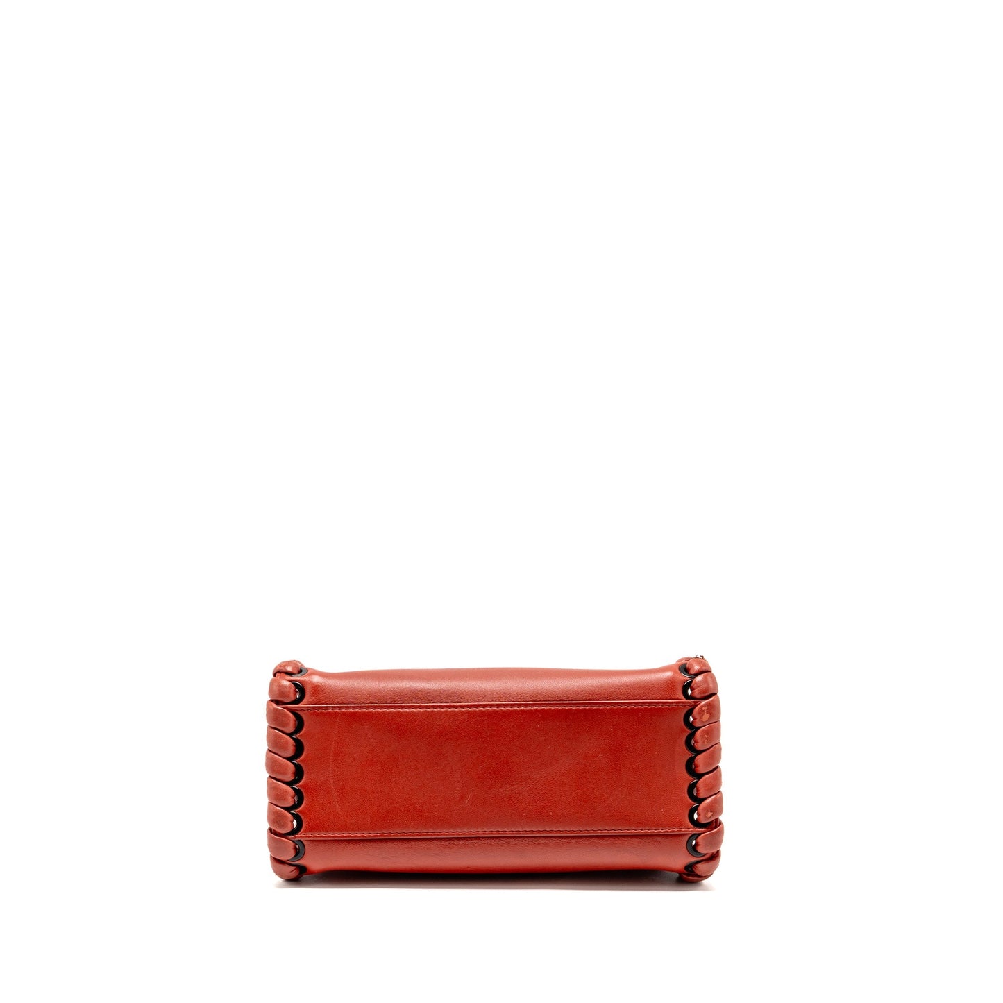 Fendi Mini Peekaboo Whipstitch Lambskin Bloody Mary