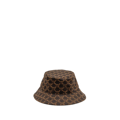 Celine Size M Triomphe Monogram Bucket Hat