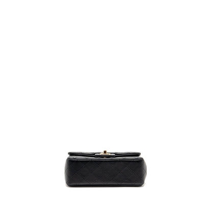 Chanel Minirectangular flap bag Lambskin black LGHW (microchip)