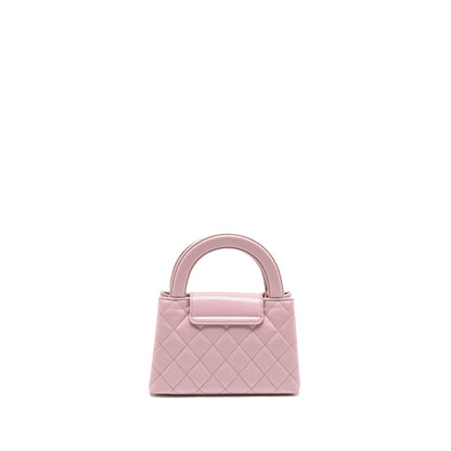 Chanel Mini Kelly Shopping Tote Bag Calfskin 24A Light Pink GHW (Microchip)