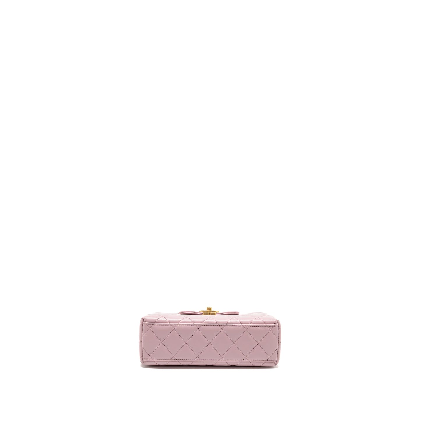 Chanel Mini Kelly Shopping Tote Bag Calfskin 24A Light Pink GHW (Microchip)