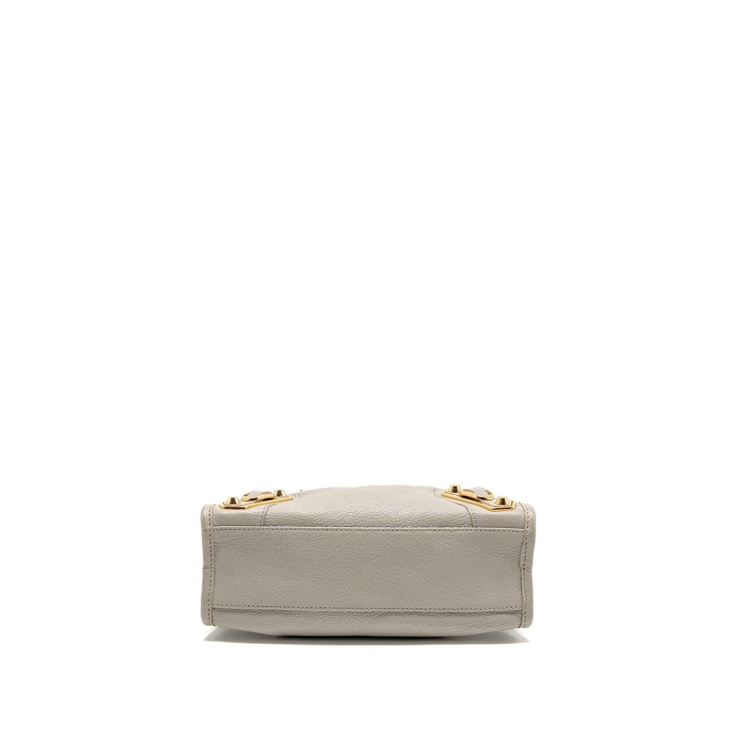 Balenciaga Mini City Purse Calfskin Light Grey