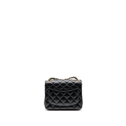 Chanel Mini Square Flap Bag Caviar Black LGHW