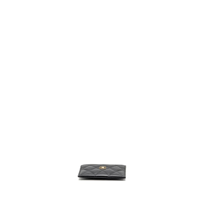 Chanel Classic CC Card Holder Lambskin Black LGHW (Microchip)