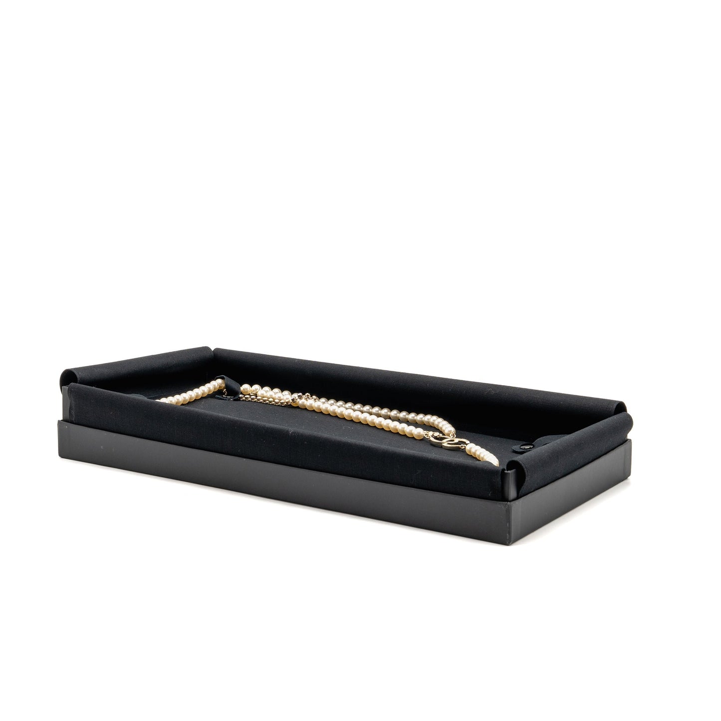 Chanel CC Pearl and Crystal Drop Belt Light Gold Tone
