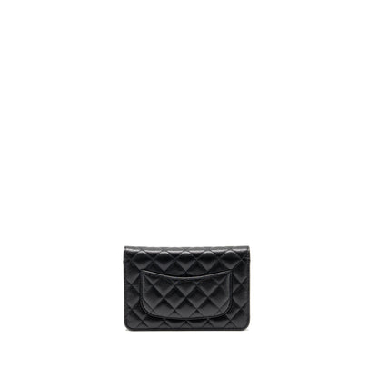 CHANEL Classic Wallet On Chain Caviar Black GHW