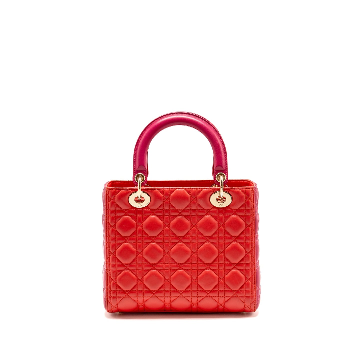 Dior Medium Lady Dior Lambskin Dark Pink/Purple
