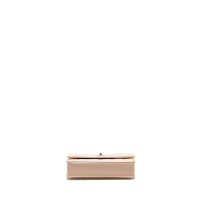 Chanel Pearl Crush Wallet On Chain Lambskin Light Pink GHW (Microchip)