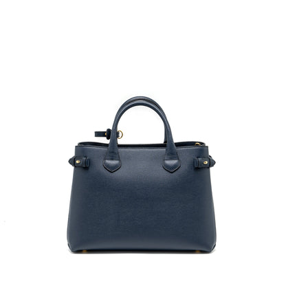Burberry The Large Banner Purse Calfskin Dark Blue/Multicolour