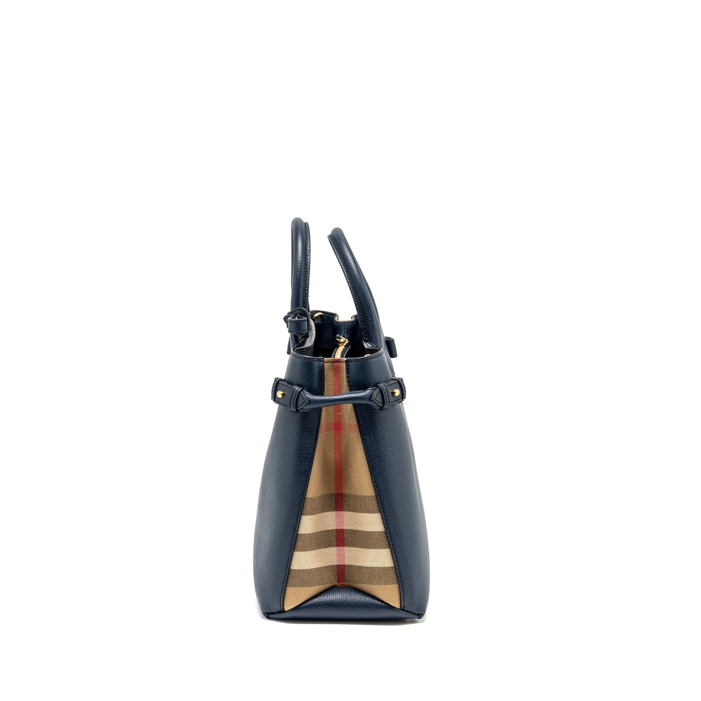 Burberry The Large Banner Purse Calfskin Dark Blue/Multicolour