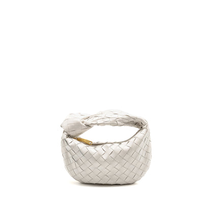 Bottega Veneta Mini Jodie leather white
