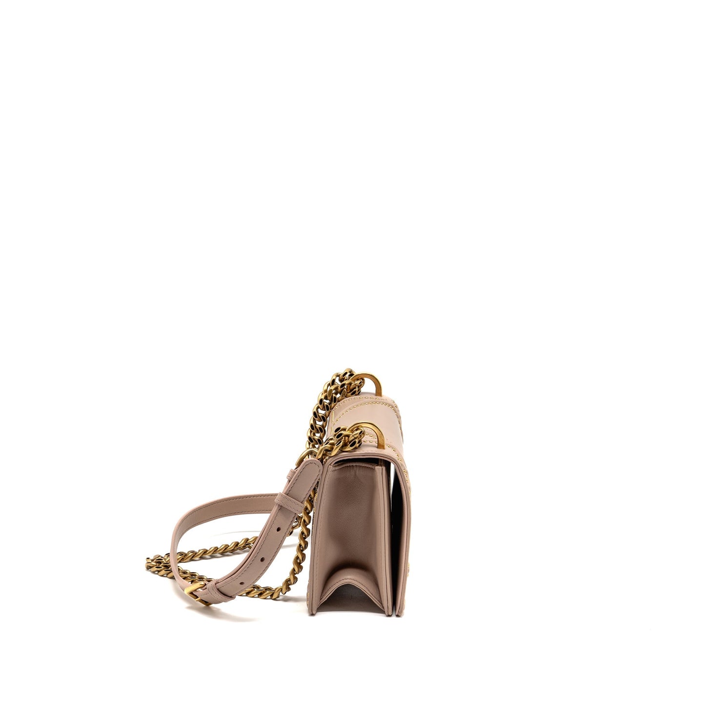 Dior Small Studded Diorama Dark Pink