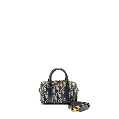 Dior Groove 17 Purse Nano Blue Oblique Canvas