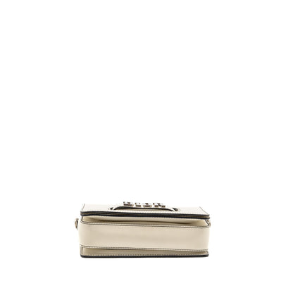 Dior Diorevolution Flap Purse Calfskin White