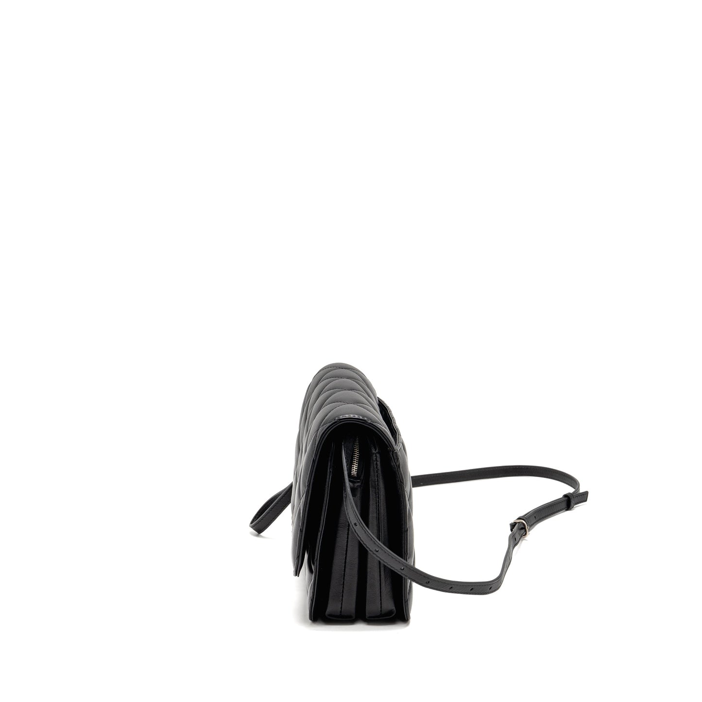 Balenciaga B. Mini Purse Calfskin Black Ruthenium Hardware