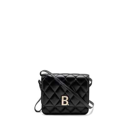 Balenciaga B. Mini Purse Calfskin Black Ruthenium Hardware
