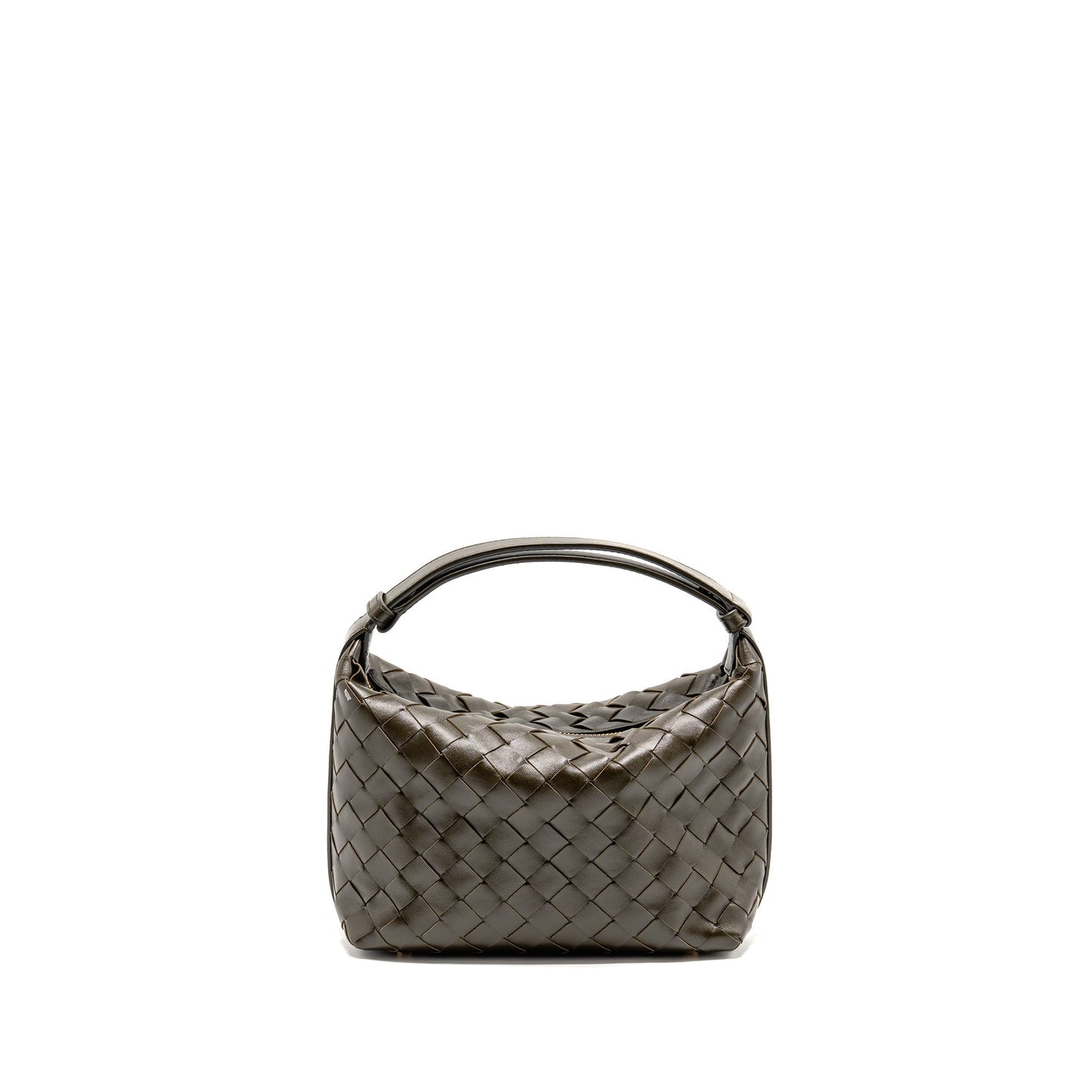 Bottega Veneta Wallace Purse Calfskin Kaki