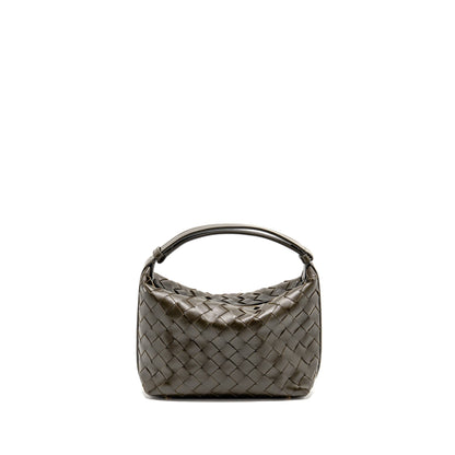 Bottega Veneta Wallace Purse Calfskin Kaki