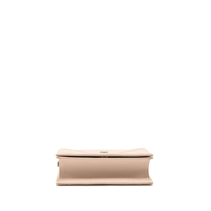 Dior Medium Diorama Grained Calfskin Light Pink