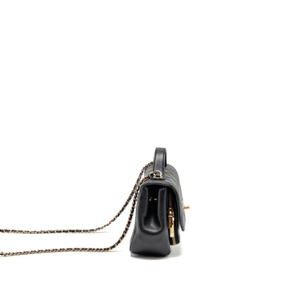 Chanel Small Business Affinity Caviar Black LGHW