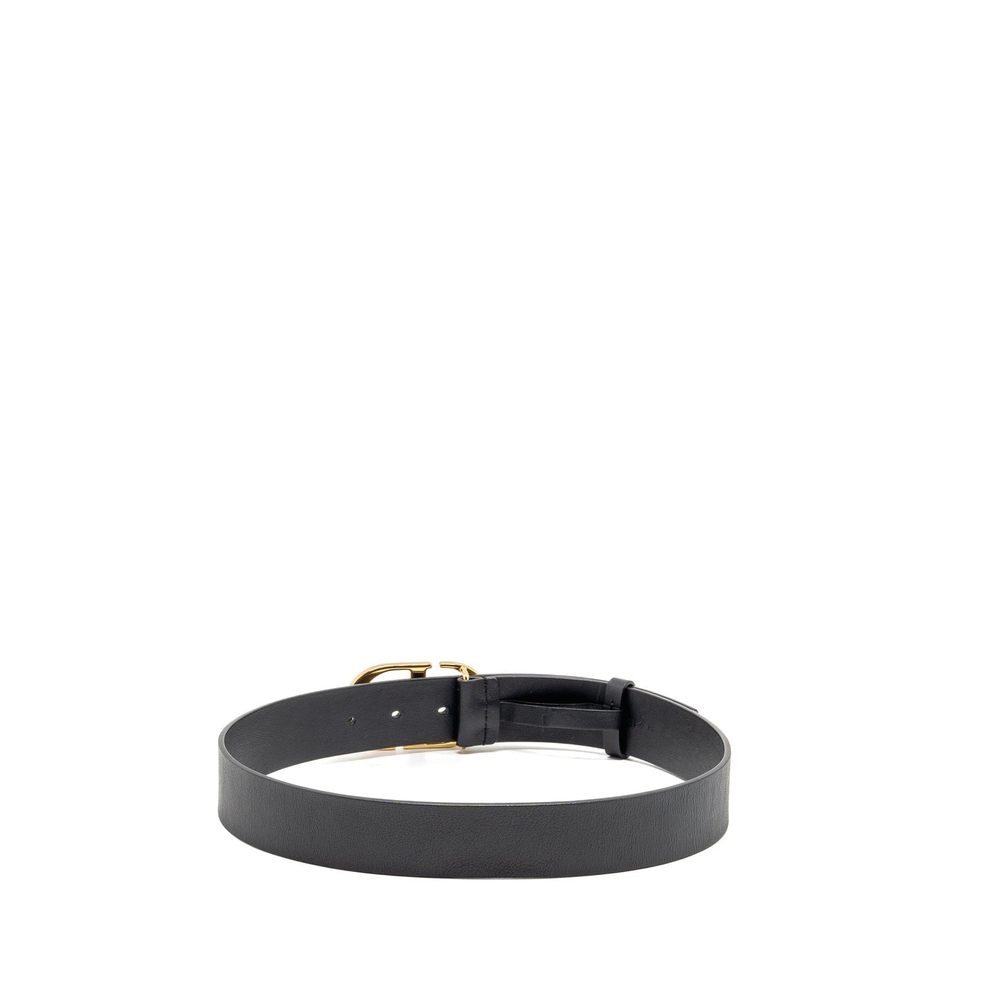 Dior size 75 30 Montaigne belt leather black