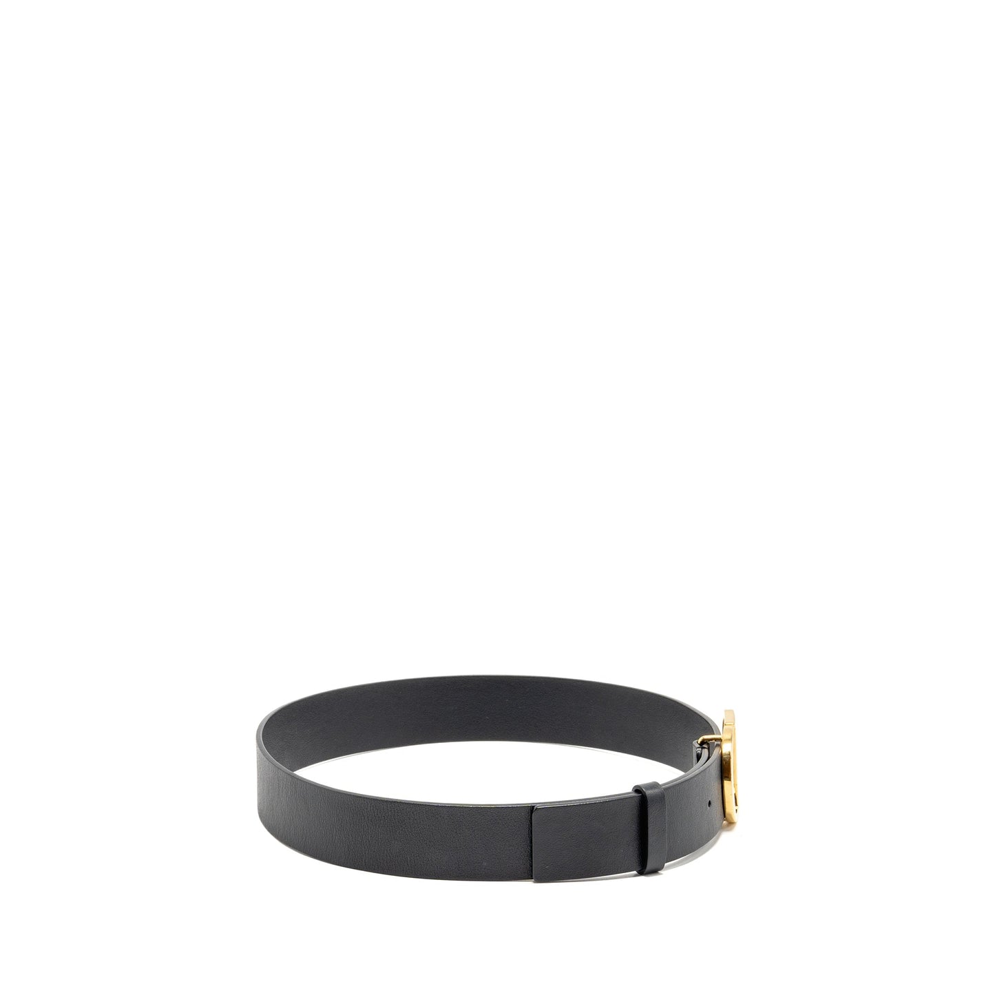 Dior size 75 30 Montaigne belt leather black