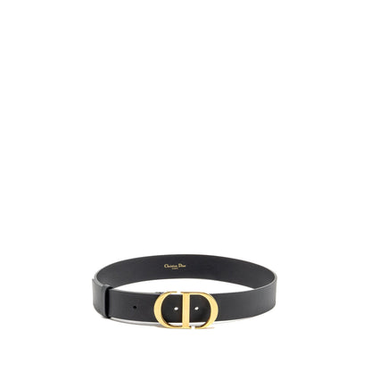 Dior size 75 30 Montaigne belt leather black