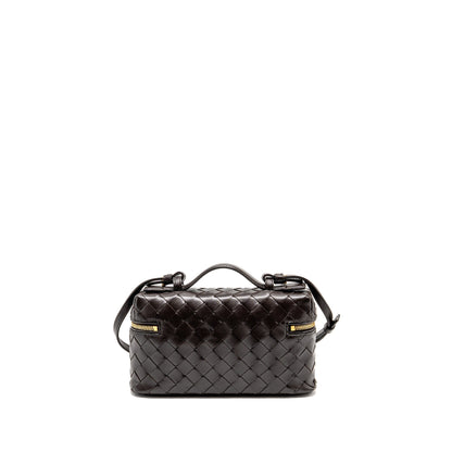 Bottega Veneta Bang Bang Vanity Case with Strap Intrecciato Leather Fondant