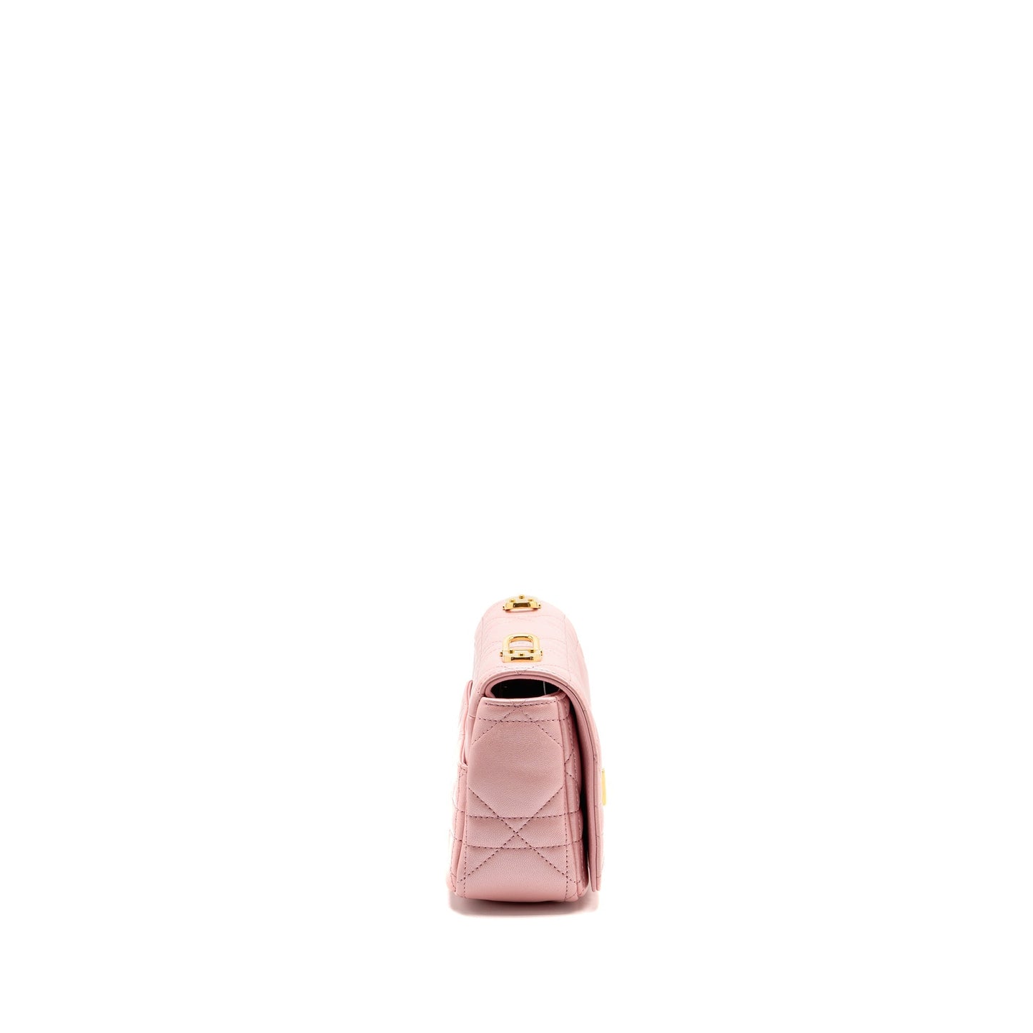 Dior Small Soft Caro Purse Lambskin Melocoton