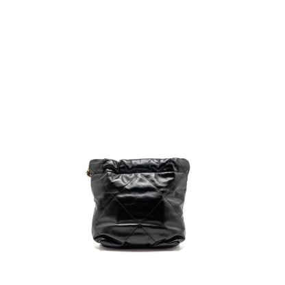 Chanel Mini 22 Bag Calfskin Black GHW (microchip)