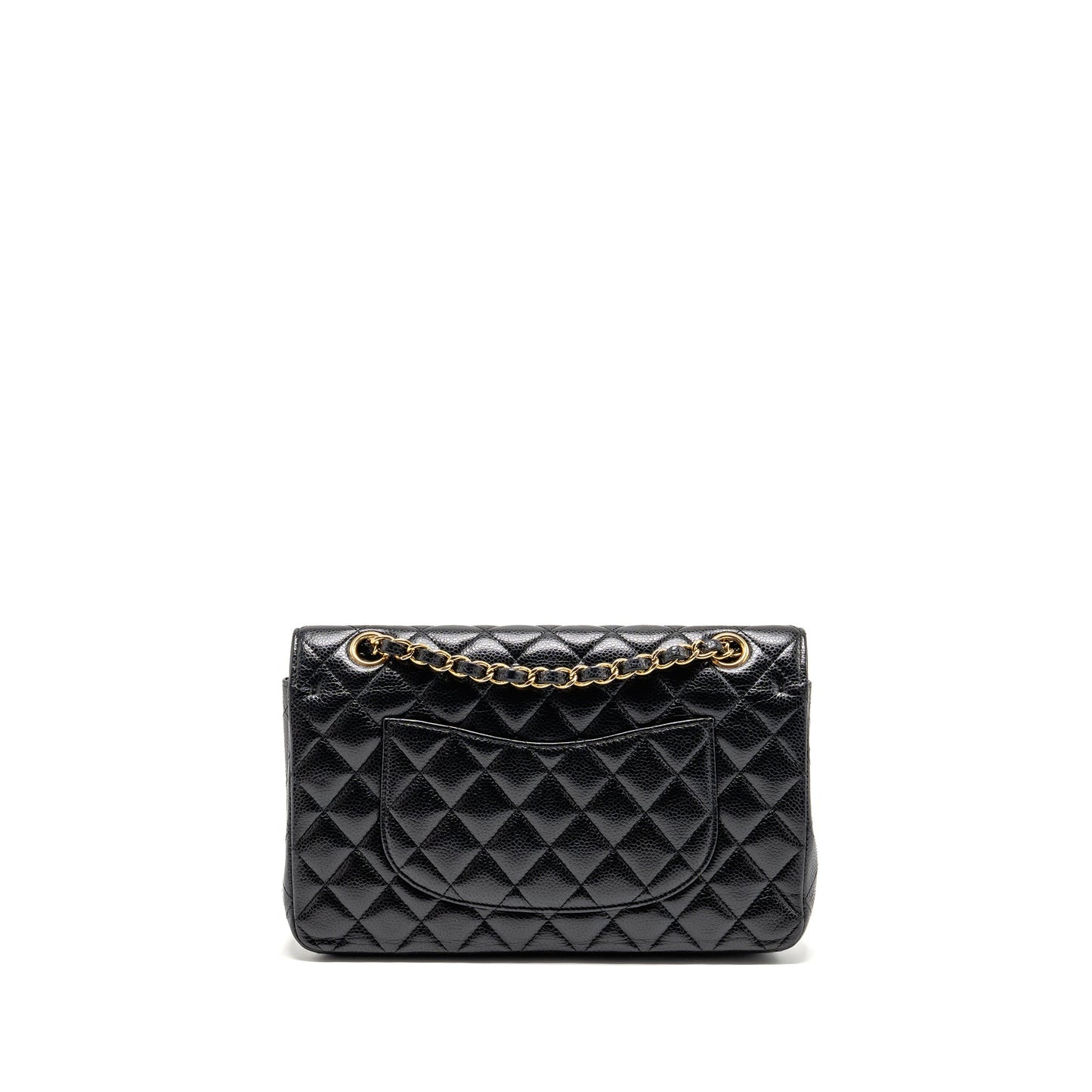 Chanel Medium classic double Flap Bag Caviar Black GHW