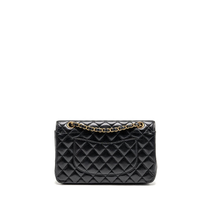 Chanel Medium classic double Flap Bag Caviar Black GHW