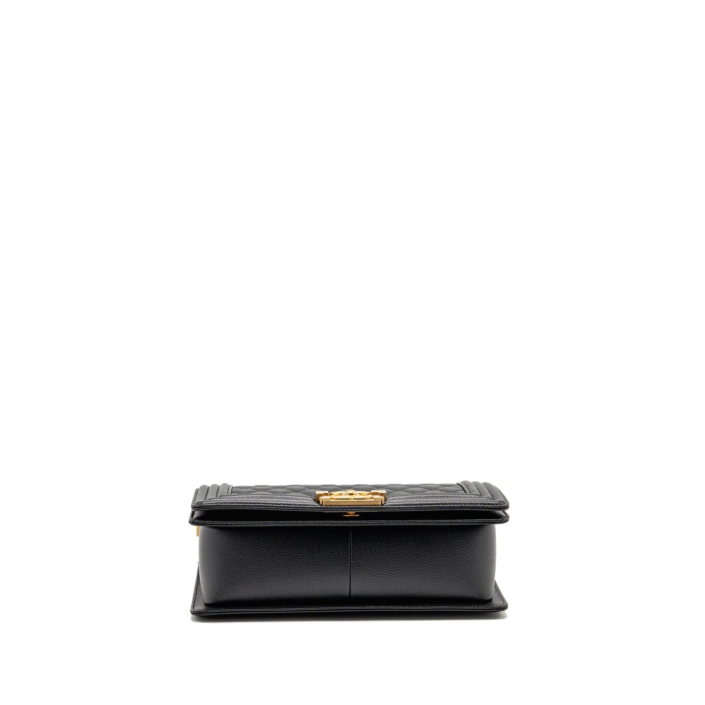 CHANEL Medium Classic Boy Bag Caviar Black GHW