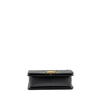 CHANEL Medium Classic Boy Bag Caviar Black GHW