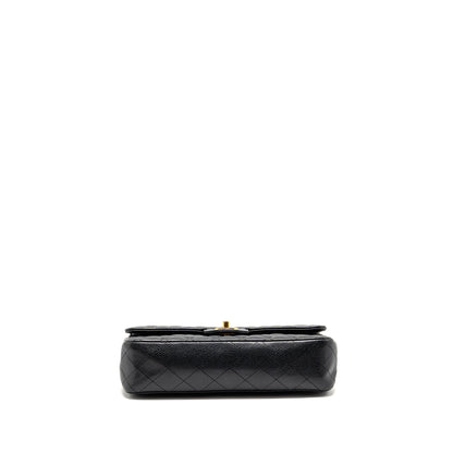Chanel Medium classic double Flap Bag Caviar Black GHW