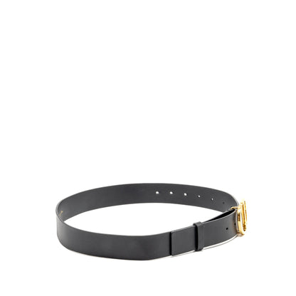Dior Size 90 30 Montaigne Belt Calfskin Black