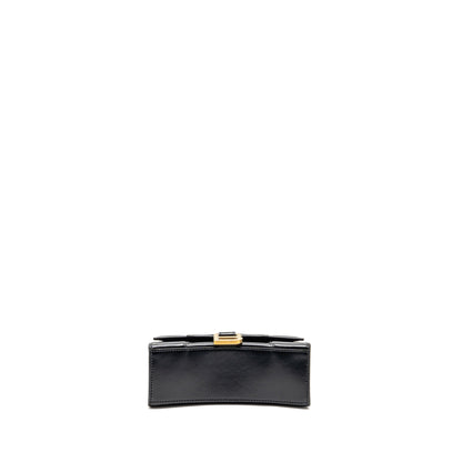 Balenciaga Hourglass Purse Calfskin Black