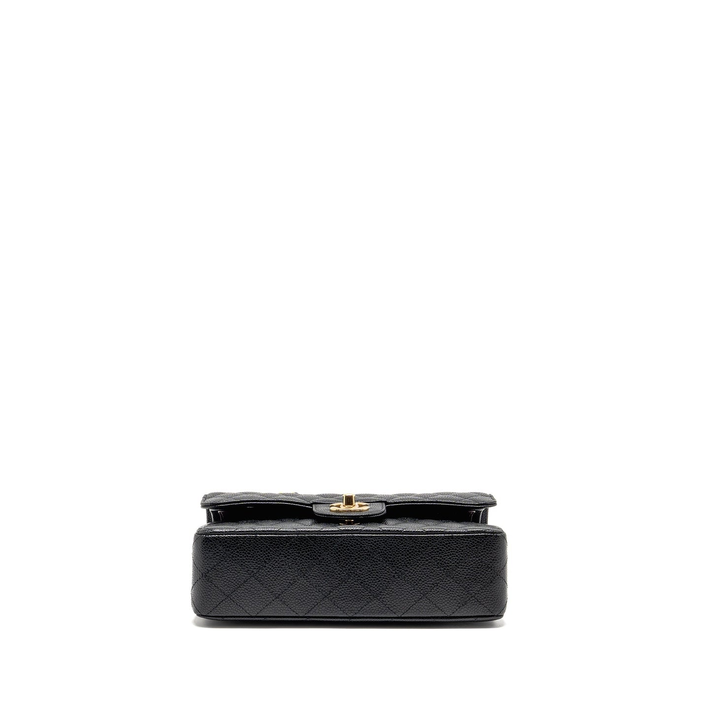 Chanel Small Classic Double Flap Bag Caviar Black GHW (microchip)