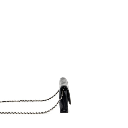 Chanel Wallet on Chain Patent Leather Black SHW