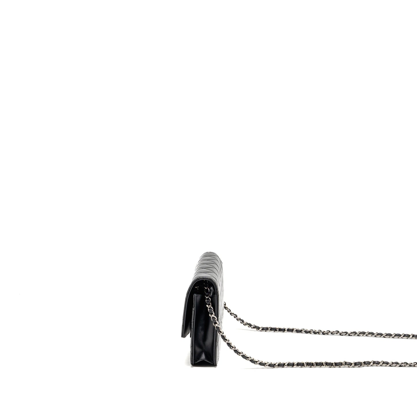 Chanel Wallet on Chain Patent Leather Black SHW