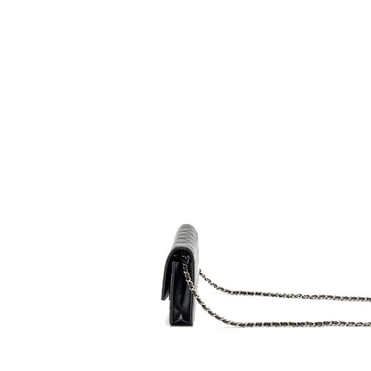 Chanel Wallet on Chain Patent Leather Black SHW