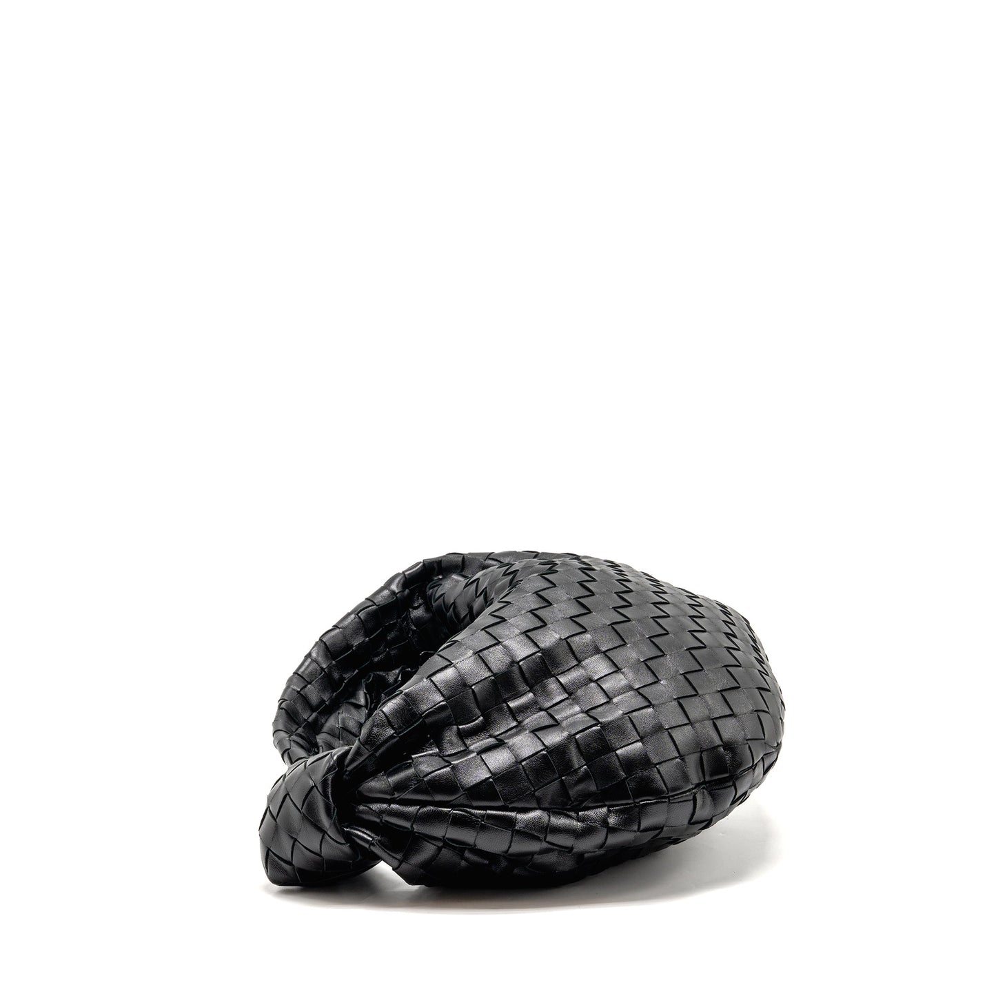Bottega Veneta Small Jodie Intrecciato Leather Black