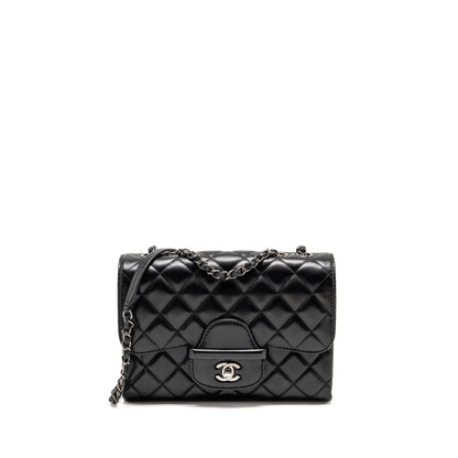 Chanel Coco Loop Single Flap Bag Lambskin Black SHW