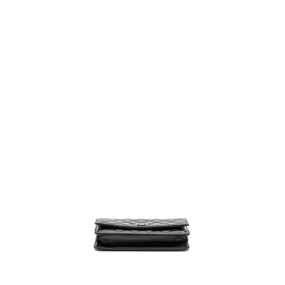 Chanel Wallet on Chain Patent Leather Black SHW