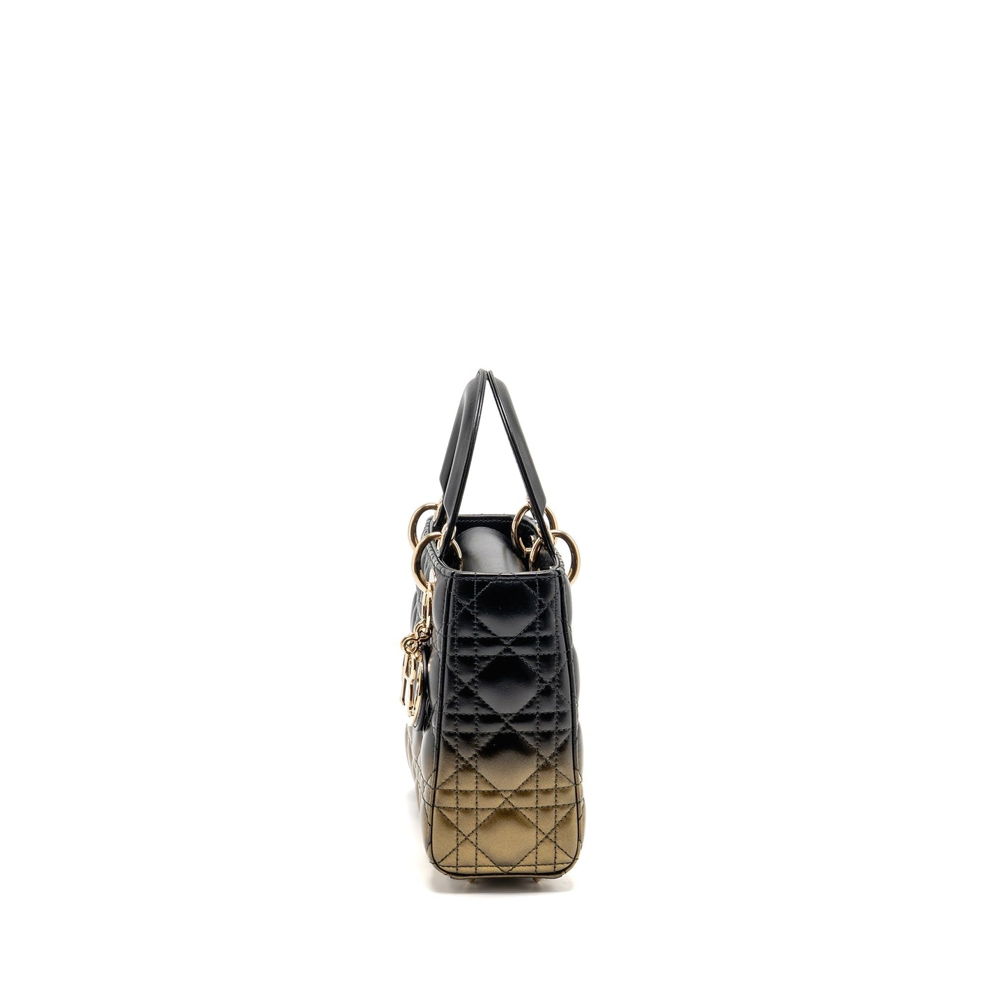 Dior Small Lady Dior Lambskin Black / Gold