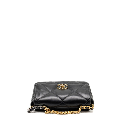 Chanel Small 19 bag goatskin black multicolor hardware