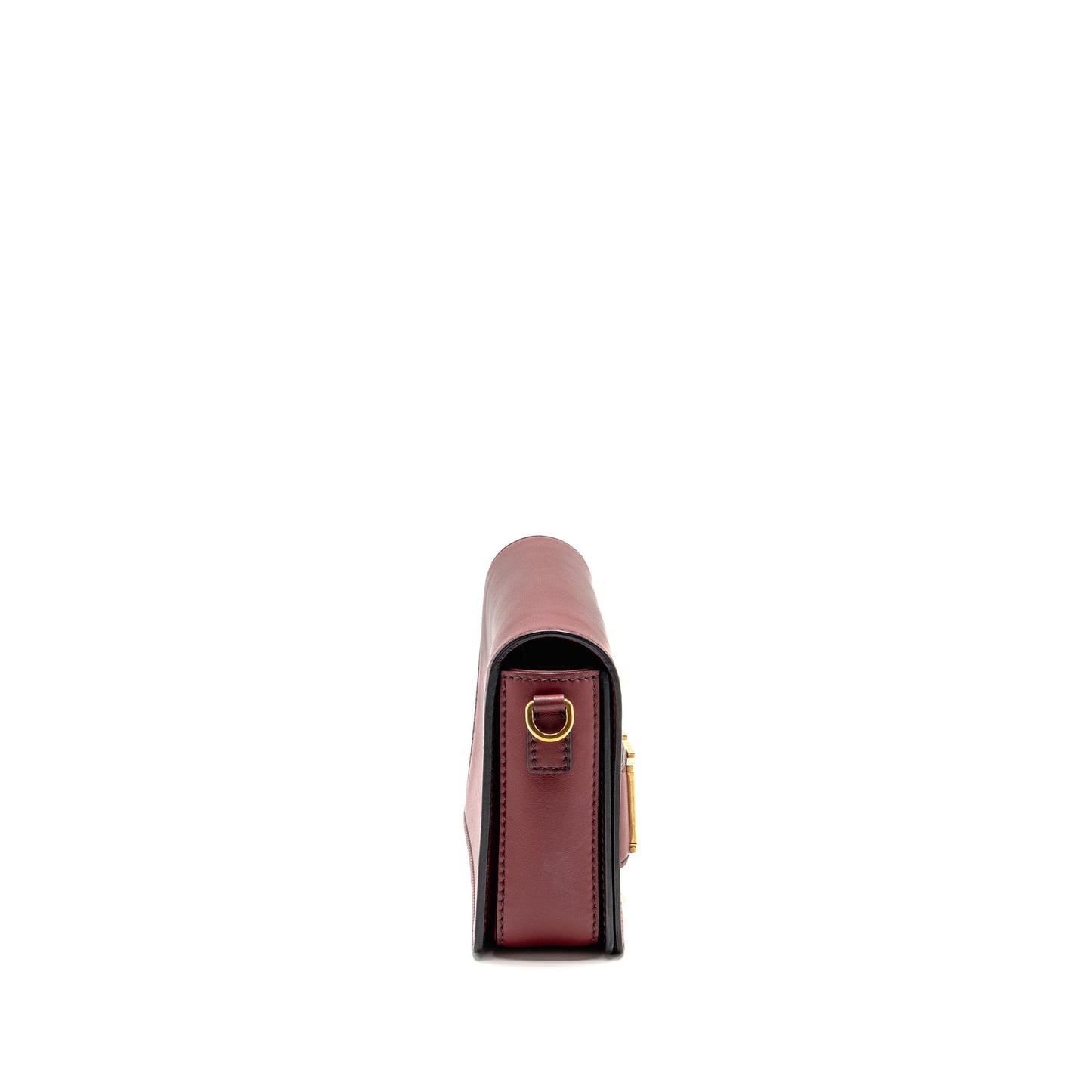 Dior Diorevolution Flap Purse Dark Red Calfskin