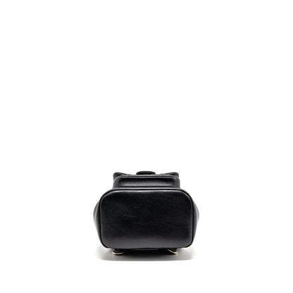 Chanel Mini Duma Backpack calfskin black LGHW (microchip)